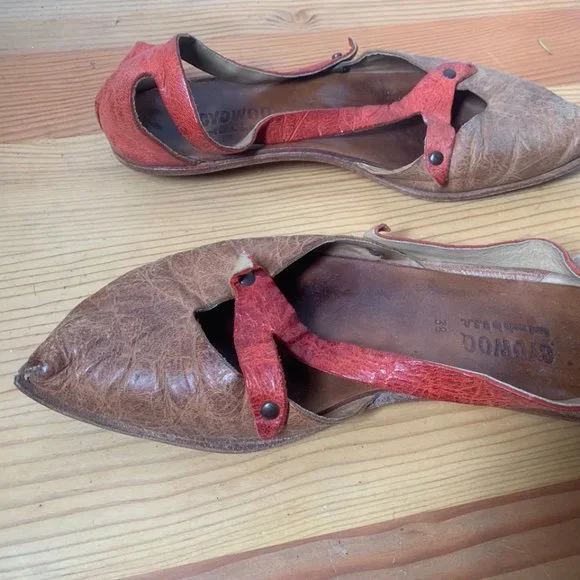 Cydwoq pointed toe maryjanes (barefoot, wide toe box) - Picture 4 of 5